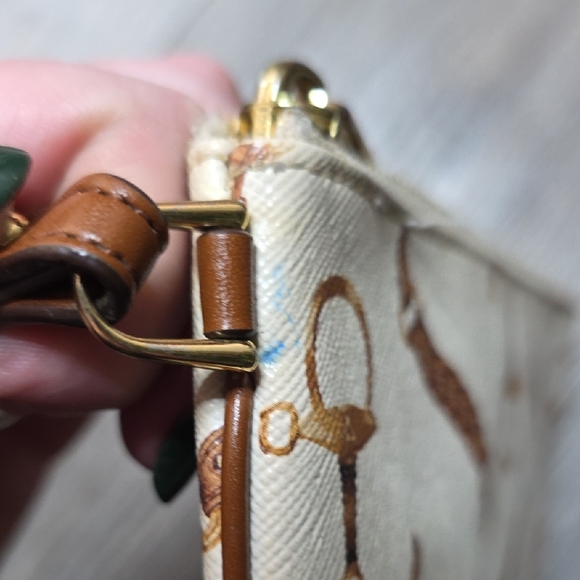Ralph Lauren | 2014 Caldwell Belting, Equestrian Inspired Print Wristlet - Picture 11 of 11